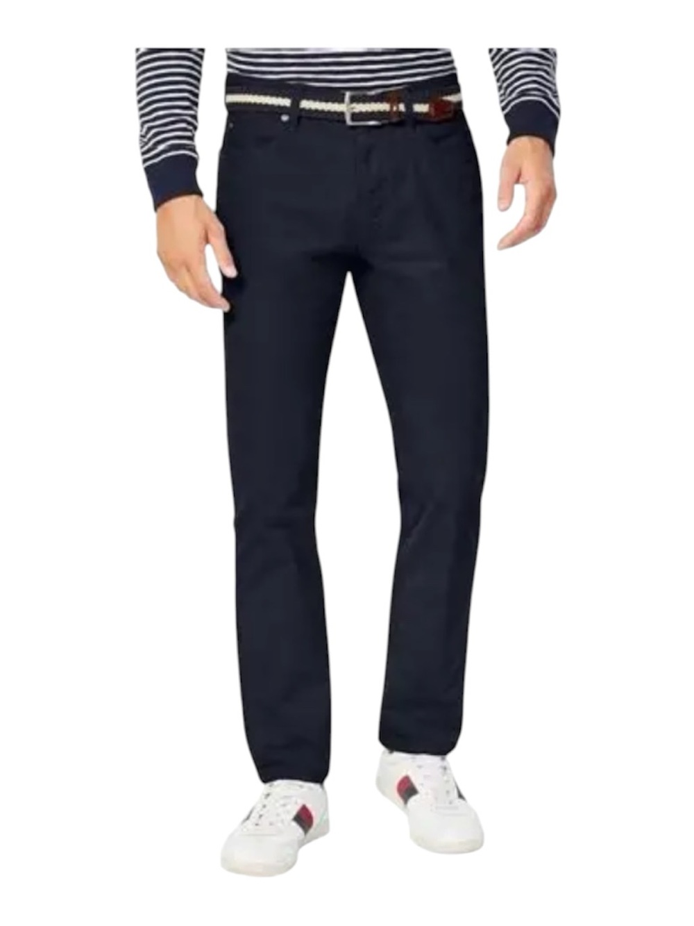 Tommy Hilfiger Men’s Chino Pants Black 36x32 Straight Leg Casual Dress Trouser